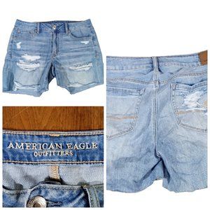 american eagle womens shorts size 4 distressed